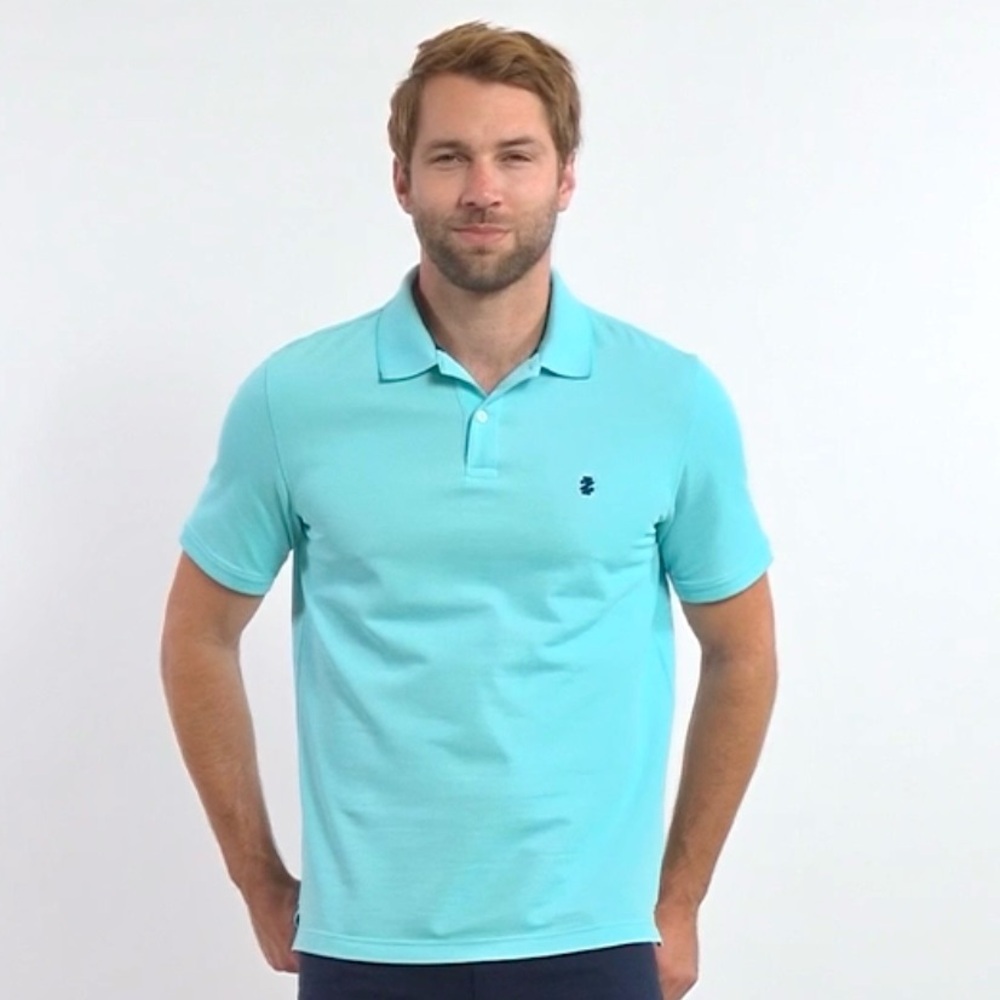 IZOD MEN’S ADVANTAGE PERFORMANCE POLO - BLUE RADIANCE, Size 2XL